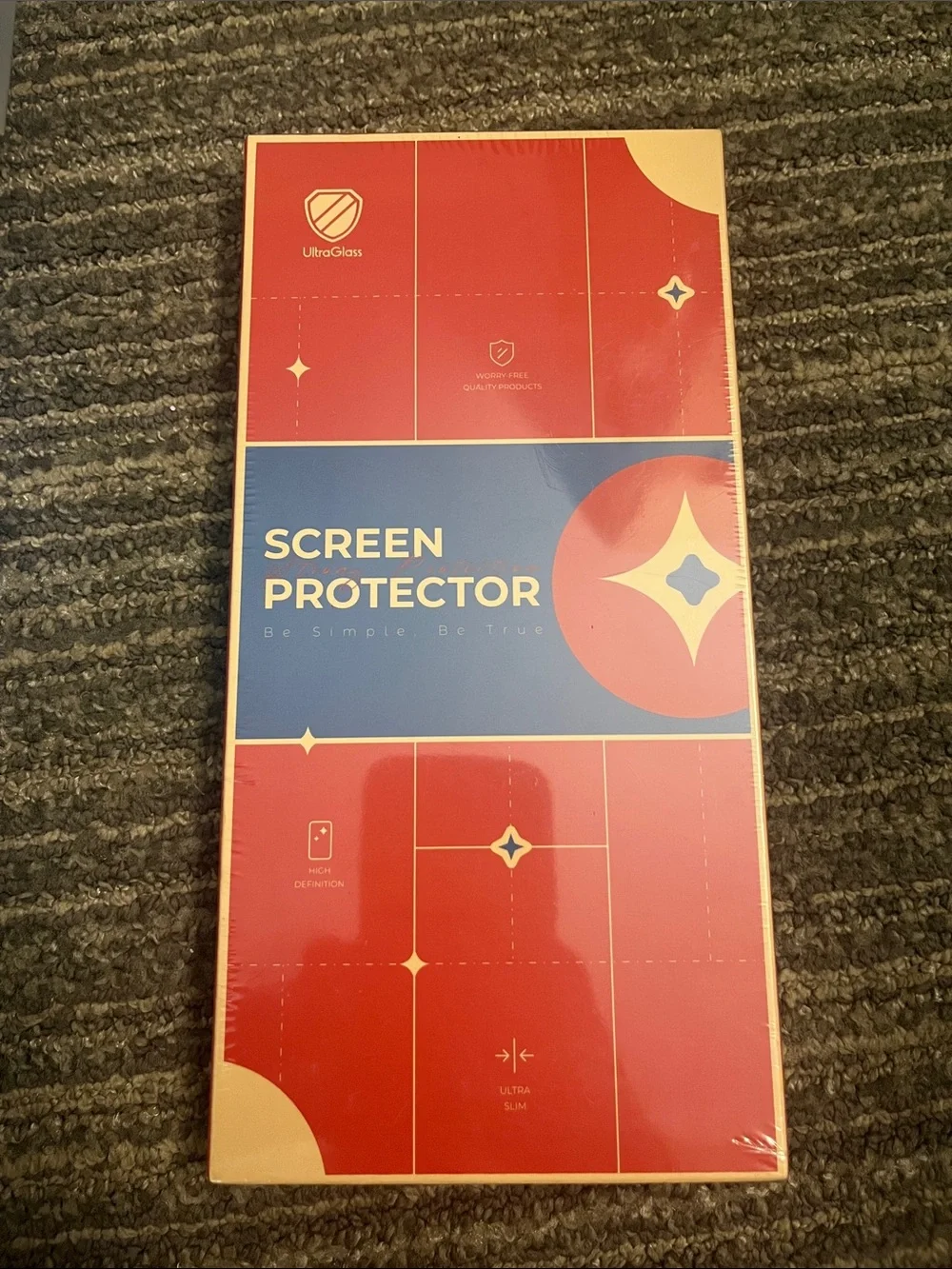 Red Screen Protector — Clear High-Definition Protection